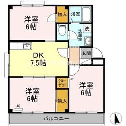 小野マンションの物件間取画像